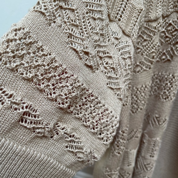 Short sleeve shawl collar cardigan - Picture 5 of 6